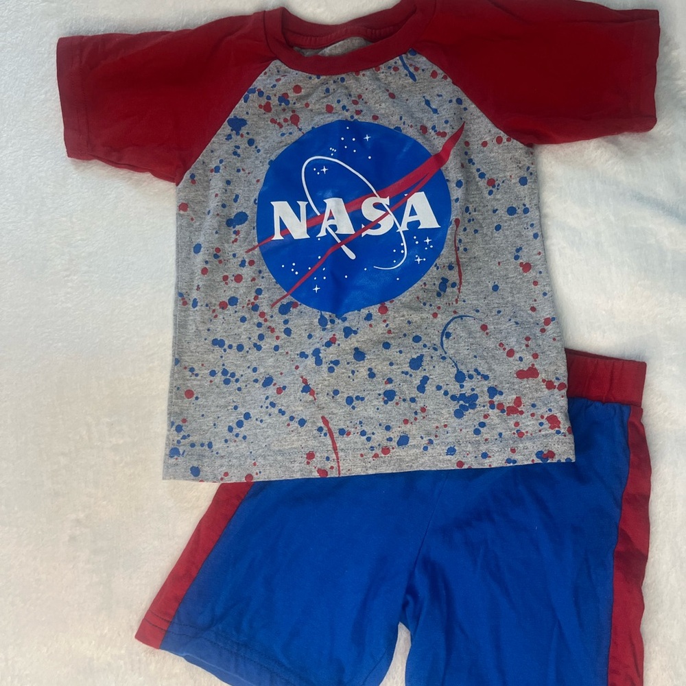 O'Mighty Red and Blue Graphic Tee